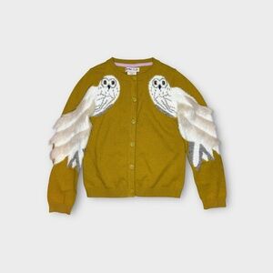 Mini Boden x Harry Potter Hedwig Wool Blend Cardigan